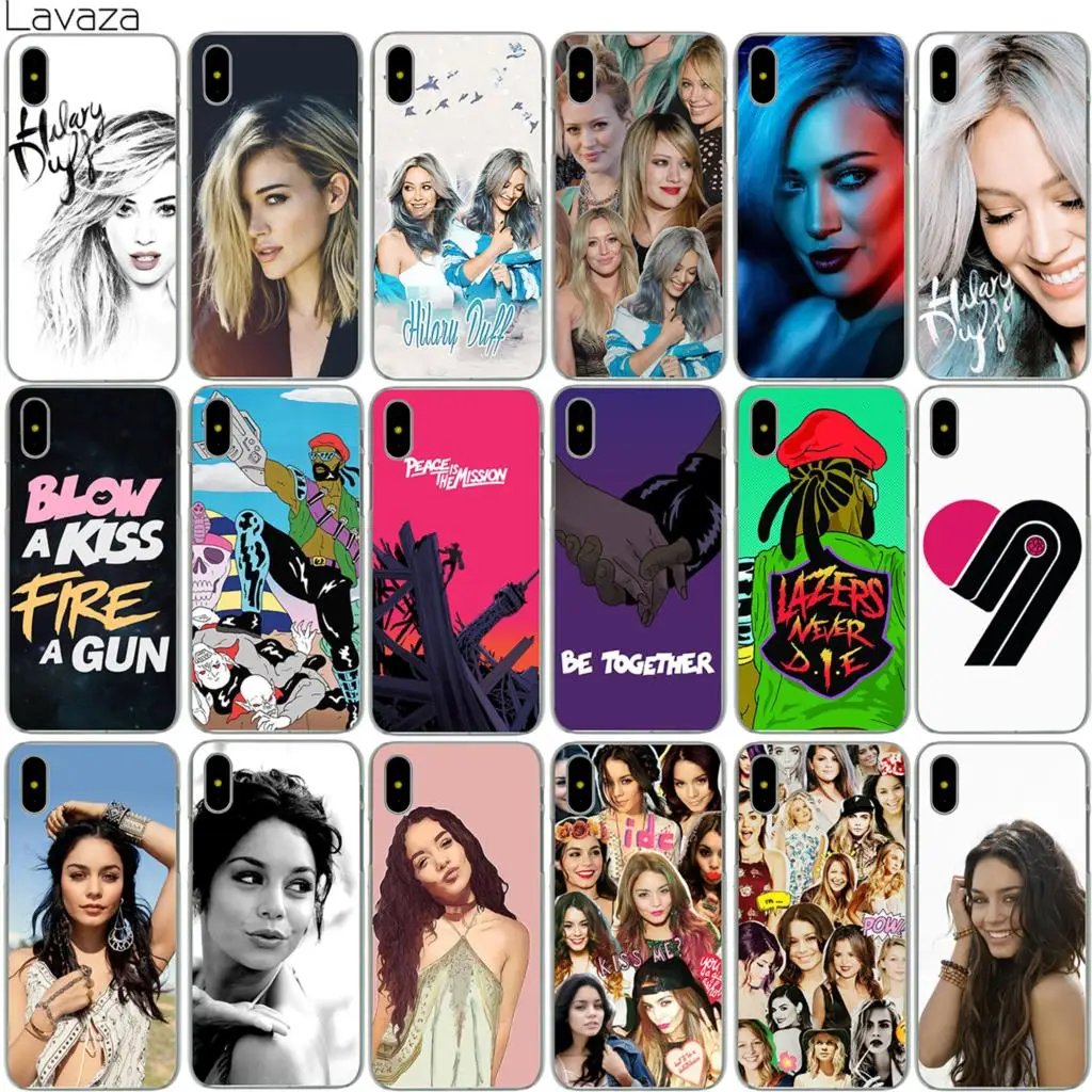 

Lavaza Hilary Duff Case for iPhone X 8 7 6 6S Plus 5 5S SE