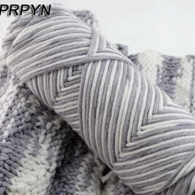 TPRPYN, 5 шт. = 500 г, 5 шт., супер толстая пряжа, хлопок, уход за кожей, ручная вязка, шарф, пальто, мягкая пряжа для ручного вязания