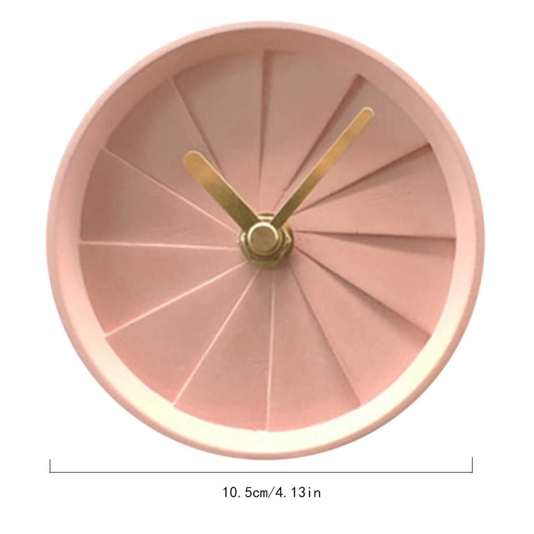 Скандинавский минималистичный стиль креативные настольные немые часы студенческие настольные бесшумные часы цементные бетонные Настольные часы-Сакура розовый белый