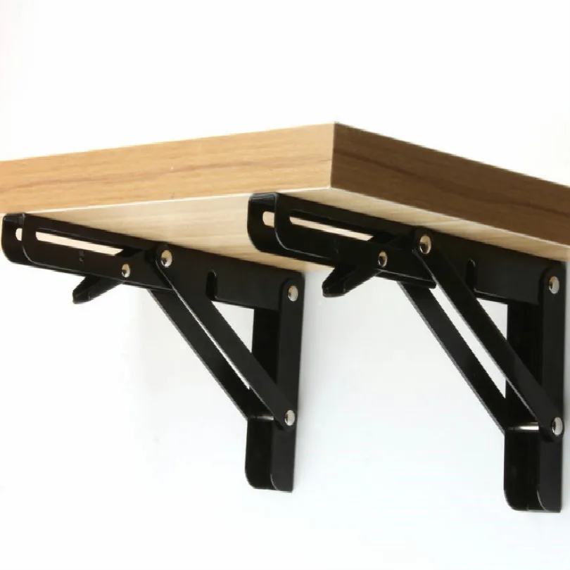 DIY Folding bracket kitchen rack wall shelf for microwave oven rack kitchen microwave stand microwave oven stand free shipping