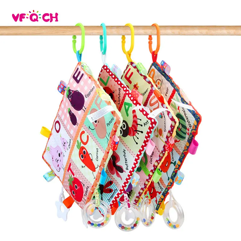 

3M+ Funny Soft Baby Soothing Towel Teethers Ring Multifunction Rattles Stroller Toys Comforting towel Infant Educational Toy DG1