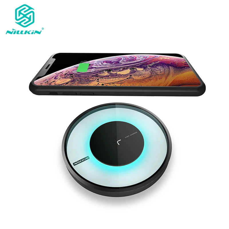 NILLKIN Magic disk 4 fast Wireless charger for Samsung Galaxy S9 S8 Plus Qi Charging Pad for iPhone Xs Max Xr for Xiaomi Mix 2S