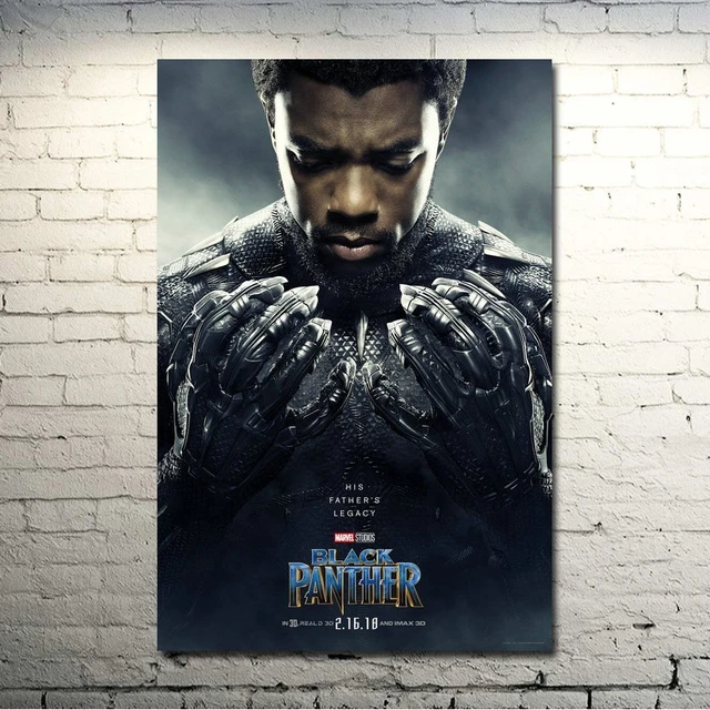 Black Panther Hot Movie Art Silk Canvas Poster 13x20 24x36 inch