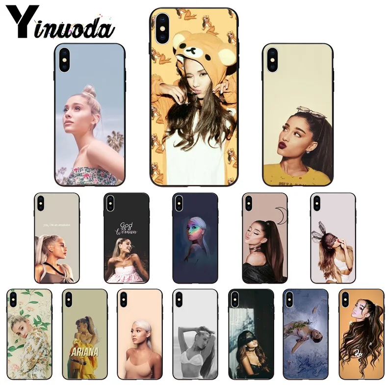 

Yinuoda Cat Ar Ariana Grande DIY Painted Beautiful Phone Case for iPhone X XSMAX 6 6S 7 7plus 8 8Plus 5 5S XR 11 11pro 11promax