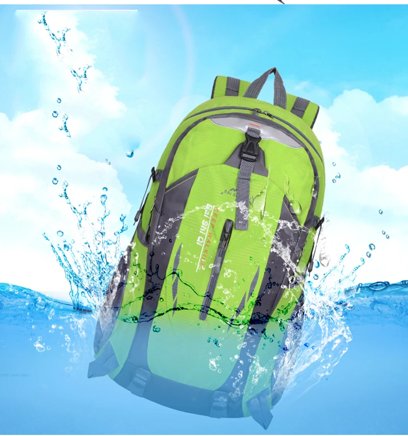 40L Waterproof Durable Outdoor Climbing Backpack Women&Men Hiking Athletic Sport Travel Backpack High Quality Rucksack (6)