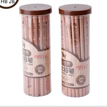 50 шт. деревянный карандаш деревянные бочки HB карандаш для студентов офисные канцелярские карандаши экологически чистые карандаши