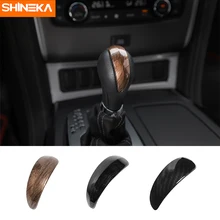 SHINEKA Auto Styling Schalthebel Getriebe Shift Dekoration Abdeckung Trim Fit für Nissan Patrol Y62 2017 + Auto Innen Zubehör