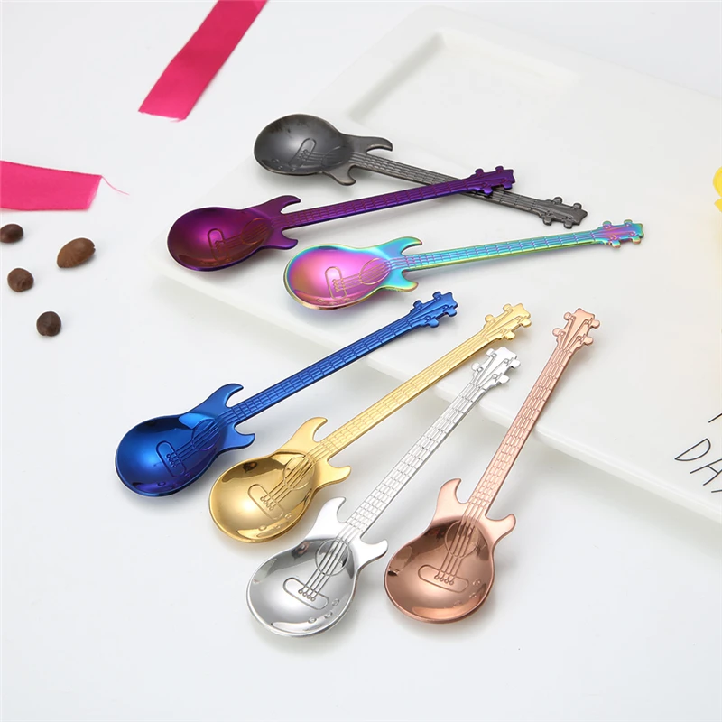 1Pcs-Stainless-Steel-Cartoon-guitar-Spoon-Creative-Milk-Coffee-Spoon-Ice-Cream-Candy-Teaspoon-accessories (2)