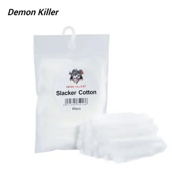 

Original 60pcs/pack Demon Killer Slacker Cotton Made of High Quality Organic Cotton for DIY Fans / RTA / RDA Vape Accessory