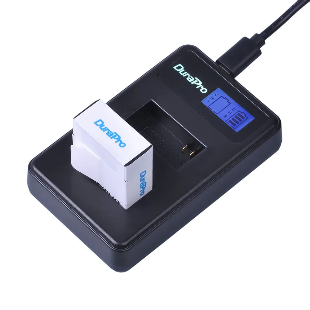 2 шт. перезаряжаемая батарея 1250 мА/ч с ЖК экраном и USB зарядным устройством для AHDBT