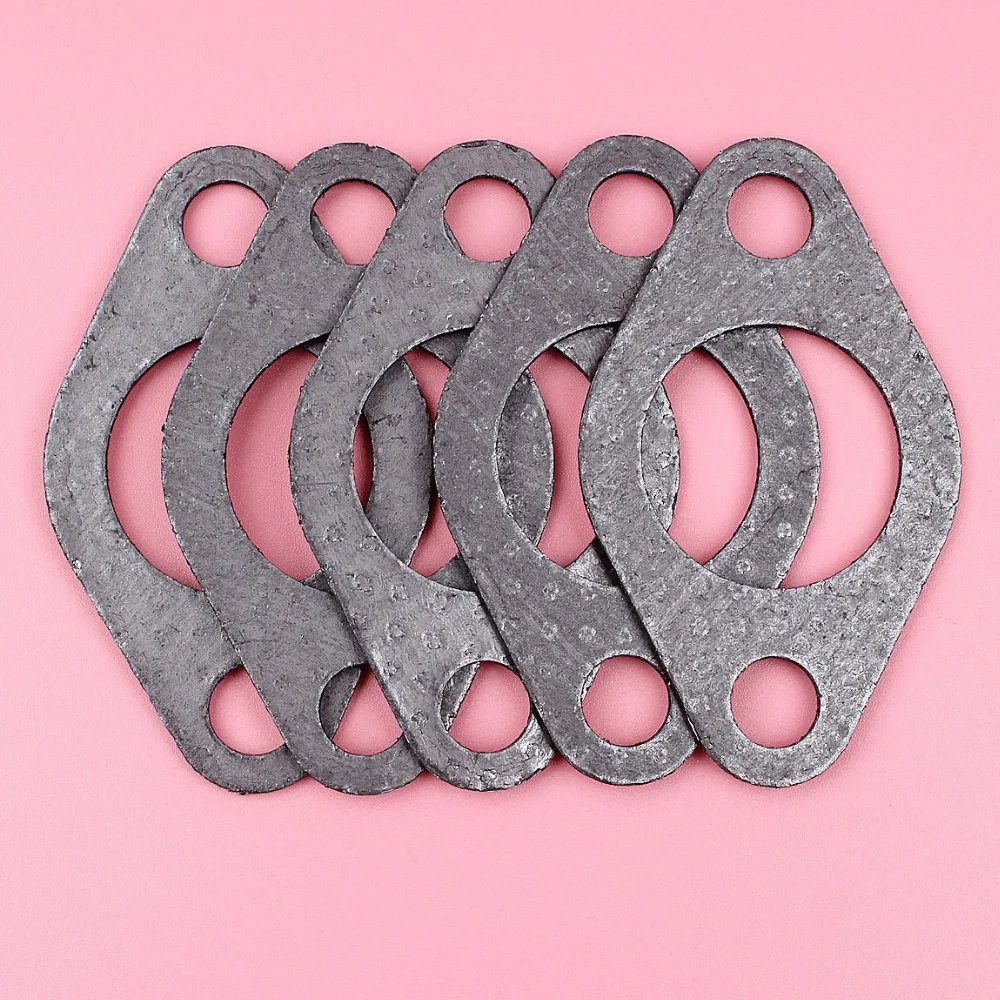5pcs/lot Exhaust Muffler Gaskets For Honda GX390 GX340 GX270 GX240 13HP 11HP 9HP 8HP GX 390 340 270 240 Lawn Mower Engine Part 4