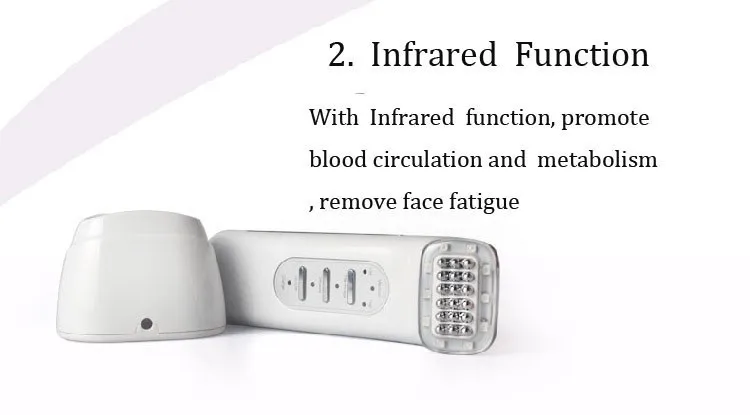 Перезаряжаемые RF биполярная Радио Частота биомикроток инфракрасный прибор для лифтинга лица омоложения кожи красота, массажер