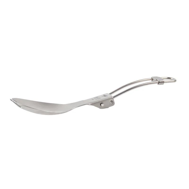 2016 OEM New Mode Keith Ti5301 Titanium Folded Spoon outdoor And Camping Table Cooking Ware Set Best Price 
