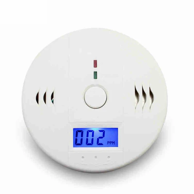 CO Carbon Monoxide Poisoning Smoke Gas Sensor Warning Alarm Detector Kitchen Home Safety