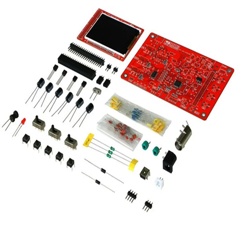 1pc DIY Digital Oscilloscope Kit osciloscopio Electronic Learning Kit