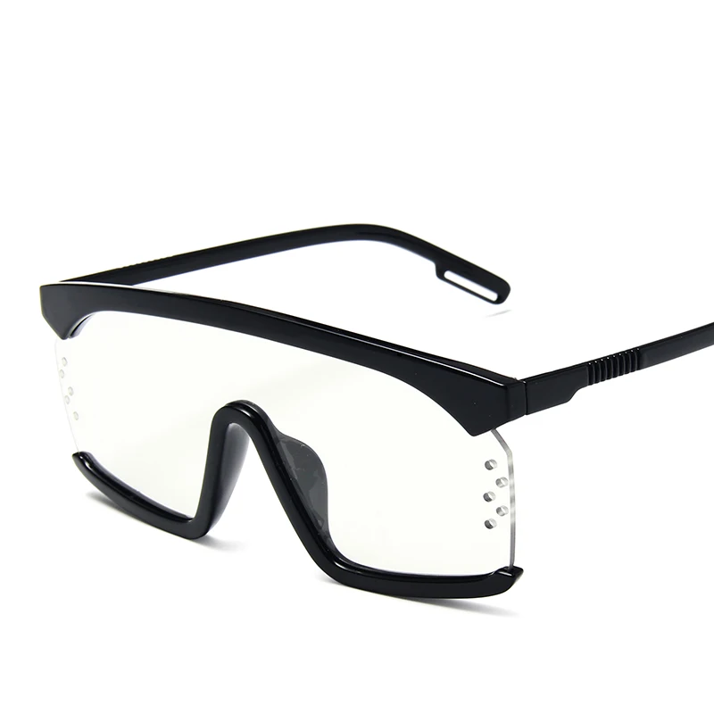 Longkeperer модные роскошные женские солнцезащитные очки полуоправы дизайнерские Брендовые женские солнцезащитные очки стимпанк очки для вождения UV400 - Цвет линз: C9black clear