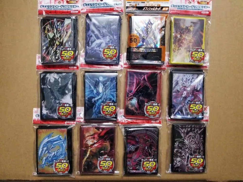 Arcv Card Sleeves 100 Piece 63x90mm Red//Silver Yu-Gi-Oh 100