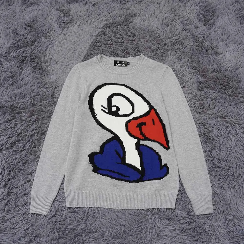 

DUYOU 2019 autumn New Sweater Men Pullover Symbol Knitted Sweater Male Casual Fashion High Quality Plus Size