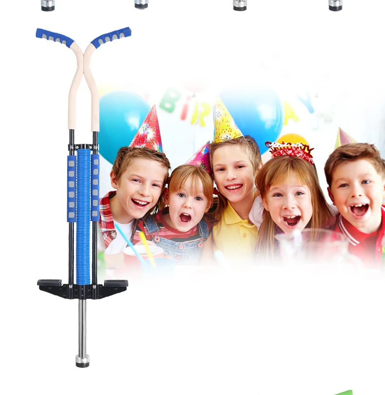 EMS! Высокое качество нержавеющая сталь прыгающая палка для детей и взрослых подшипник 90 кг 5 цветов