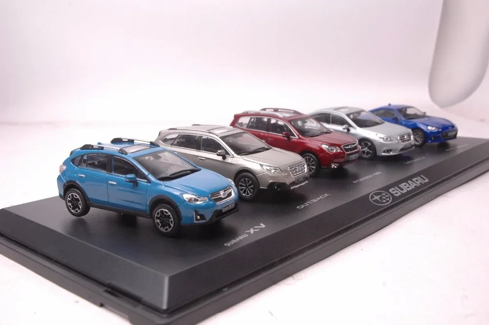 Набор из пяти литых под давлением моделей для Subaru серии XV Outback Forester Legacy BRZ