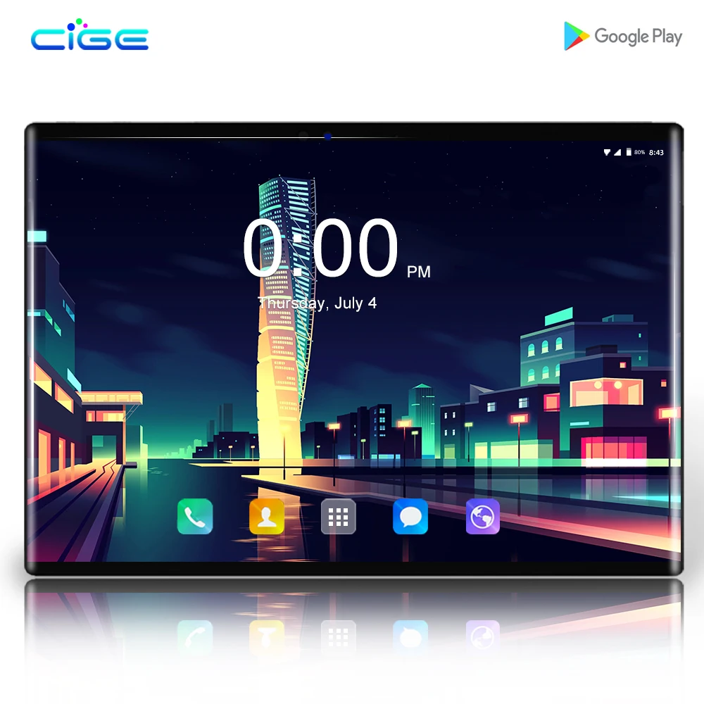 CIGE N9 планшетный ПК 4G Lte Восьмиядерный Google Play kids tablette enfant 6 ГБ ОЗУ 64 Гб ПЗУ WiFi gps