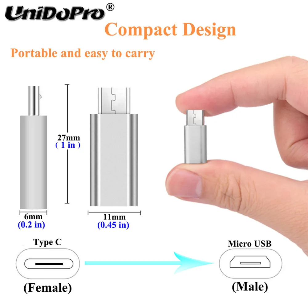 2-тип упаковки-C Женский к Micro USB Мужской адаптер Поддержка зарядное устройство для Samsung Xiaomi huawei Honor Телефоны Планшеты зарядки конвертер