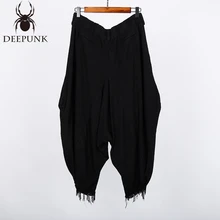 Мужской сценический DJ DS костюм Свободная жидкость вспышка повседневные шаровары средней длины лодыжки брюки плюс размер певица костюмы
