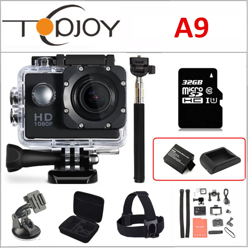 A9 Action Camera Mini Cameras 5M Extreme Helmet Sports Camara 2.0" LCD