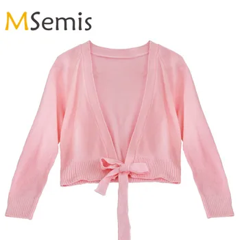 

Girls Ballet Warm up Ballet Sweaters Cardigan Dance Coat Knit Wrap Sweaters for Ballet Dance Gymnastics Leotard Costume for Kids