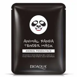 200 pcsbioaqua Panda животных Уход за кожей лица Маска Зима увлажняют маска для лица triplemoisturizing масла Управление успокаивают кожу поры 1 шт