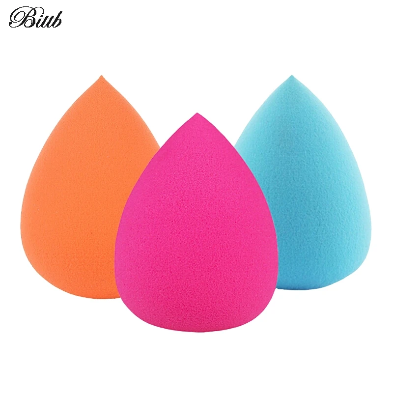 

Bittb 4Pcs Makeup Sponge Powder Cosmetic Puff Blending Foundation Sponge Facial Beauty Contour Make up Sponges Make-up Tools