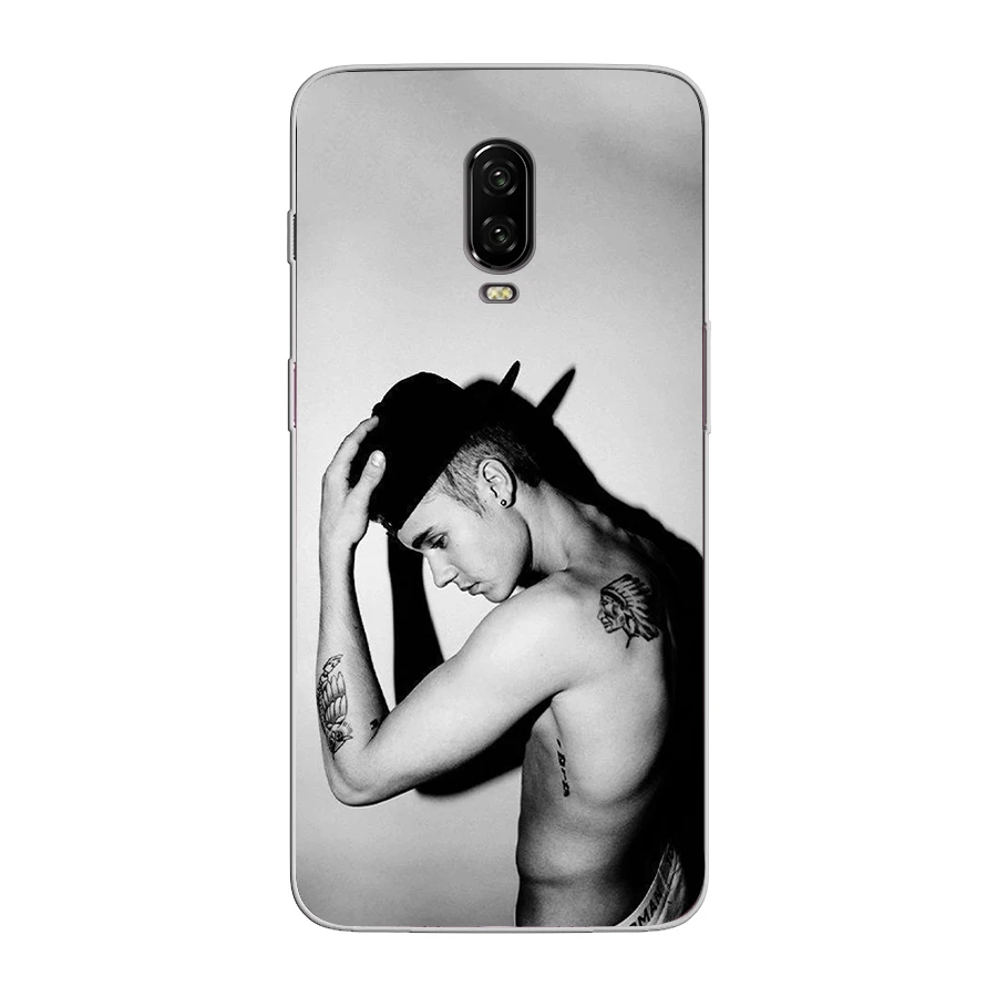 ciciber Justin Bieber Super Star Cover For Oneplus 6 6T 5 5T Back Clear Soft TPU Phone Cases For 1+ 6 6T 5 5T Coque Fundas Capa