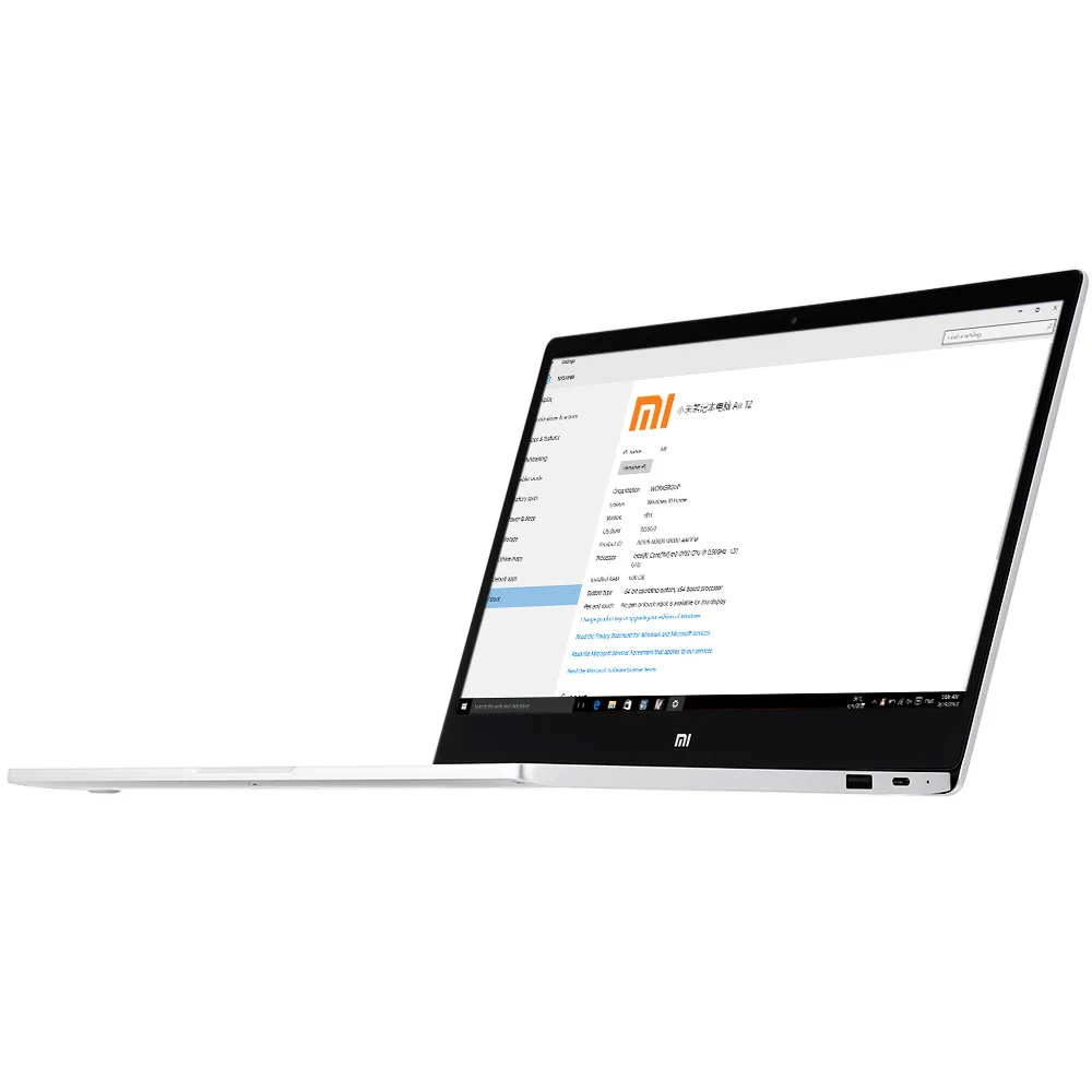 Xiaomi Air 12 ноутбук 5 '񟞨 P ips экран Windows 10 Intel Core M3 7Y30 4 Гб + 128 HDMI быстрая зарядка type