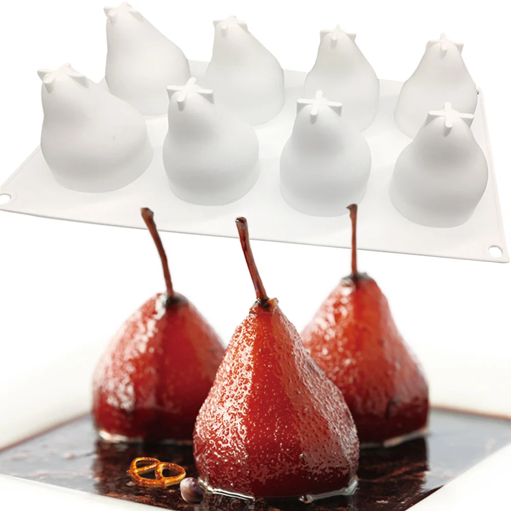 Buy Non stick French Dessert Mold Pear Shaped Silicone