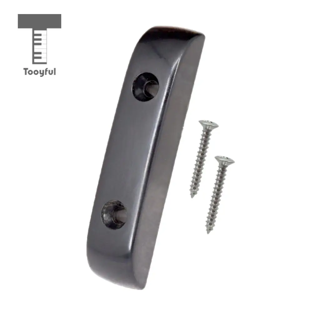 Tooyful Metal Bass Thumb Rest Tug Bar Finger Rest Pull for Bass Guitar Parts Accessories