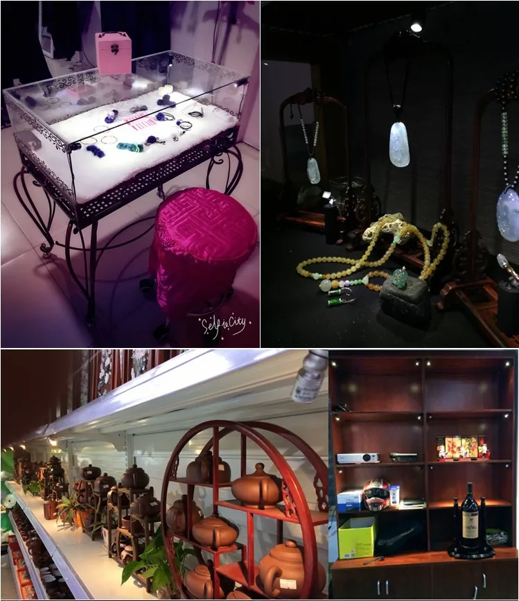 1W exposed LED mini spotlight AC220V for counter jewellery showcase cabinet light series circuit (13)