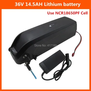 

500W 36V 15AH hailong battery 36V 14.5AH Electric Bike Battery NCR18650PF cell with 15A BMS 42V 2A Charger free tax