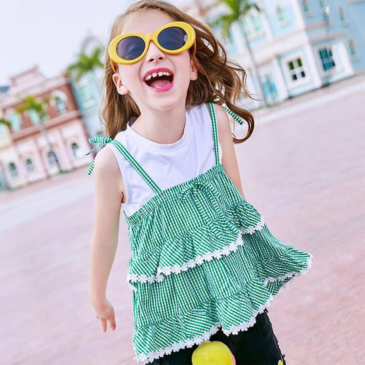 Puseky Fashion Infant Toddler Baby Girls Sleeveless Clothes Flower