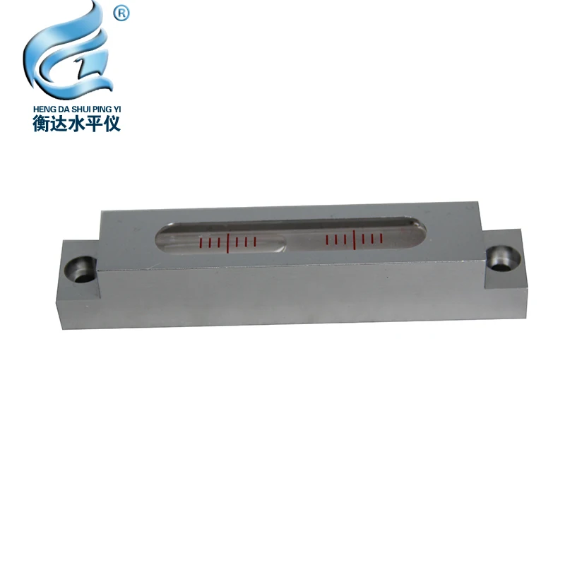 

HENGdaHigh Accuracy Metal Spirit Level Bubble Long Strip Metal Level Measuring Instrument Accuracy 0.02mm/m