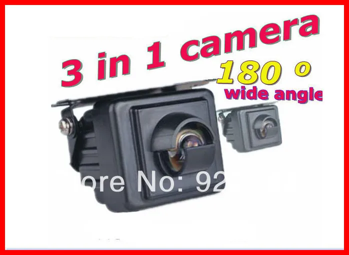 

2014/reverse camera 3 pictures left/right/central/ joined into 1 HD image180degree super wide viewcarcamera rear view SUV