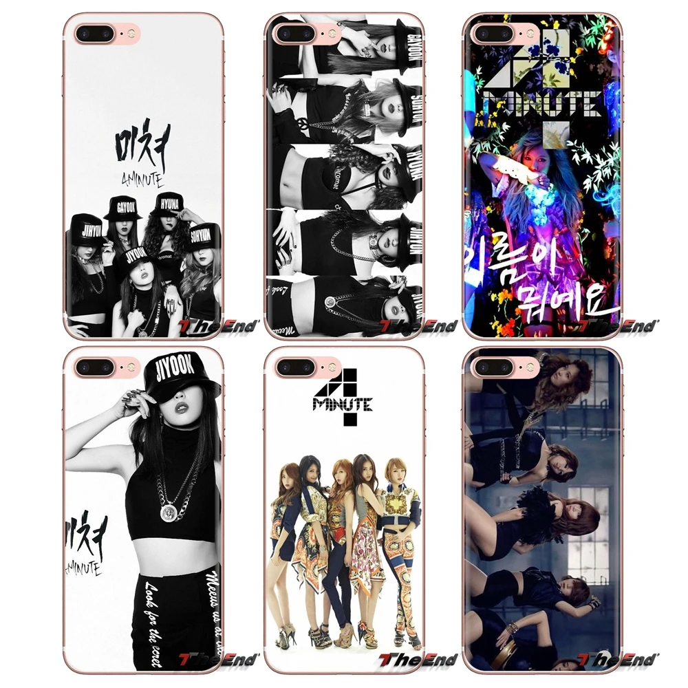 Silicone Cover 4minute 4 minute Kpop Wallpapers For Xiaomi Mi3 Samsung A10 A30 A40 A50 A60 A70 Galaxy S2 Note 2 Grand Core Prime |