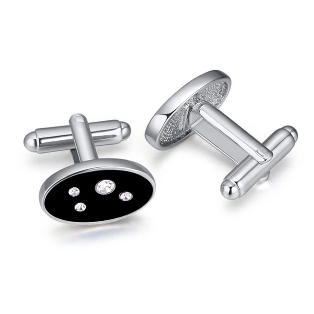 custom cufflinks for men white gold color plated newest man shirt cuff link jewelry accessories