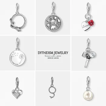 

Dandelion Charms Pendant,2018 Fashion Jewelry 925 Sterling Silver Trendy Gift For Women Girls Fit Bracelet Necklace Bag