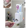 Brand new Automatic Toothpaste Dispenser Toothbrush Holder Bathroom Durable 4