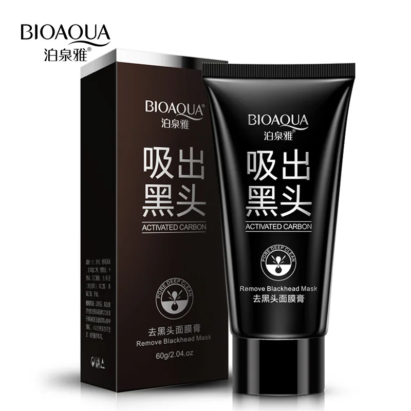 

BIOAQUA Face Care Suction Black Mask Facial Mask Nose Blackhead Remover Peeling Peel Off Black Head Acne Treatments