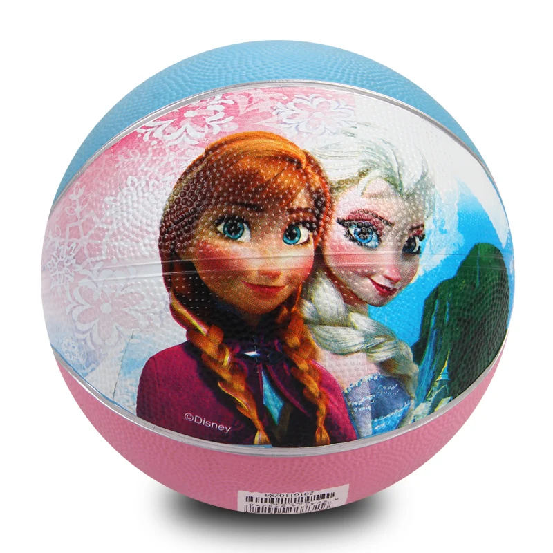 

Disney Frozen Inflatable Ball Bouncing 18cm Balls Kids Basketball Rubber Ball girls Educational Toy Ball Outdoor Toys