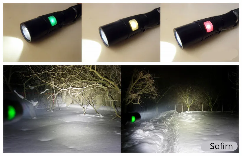 Sofirn SP30A мощный светодиодный фонарик USB Перезаряжаемый 18650 Cree XPL фонарь индикатор
