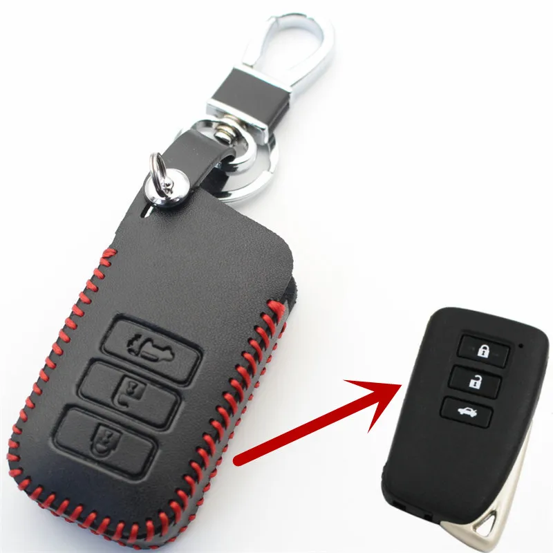 FLYBETTER чехол для смарт ключей из натуральной кожи с 3 кнопками Lexus RX270/IS250/RX200/CT200H