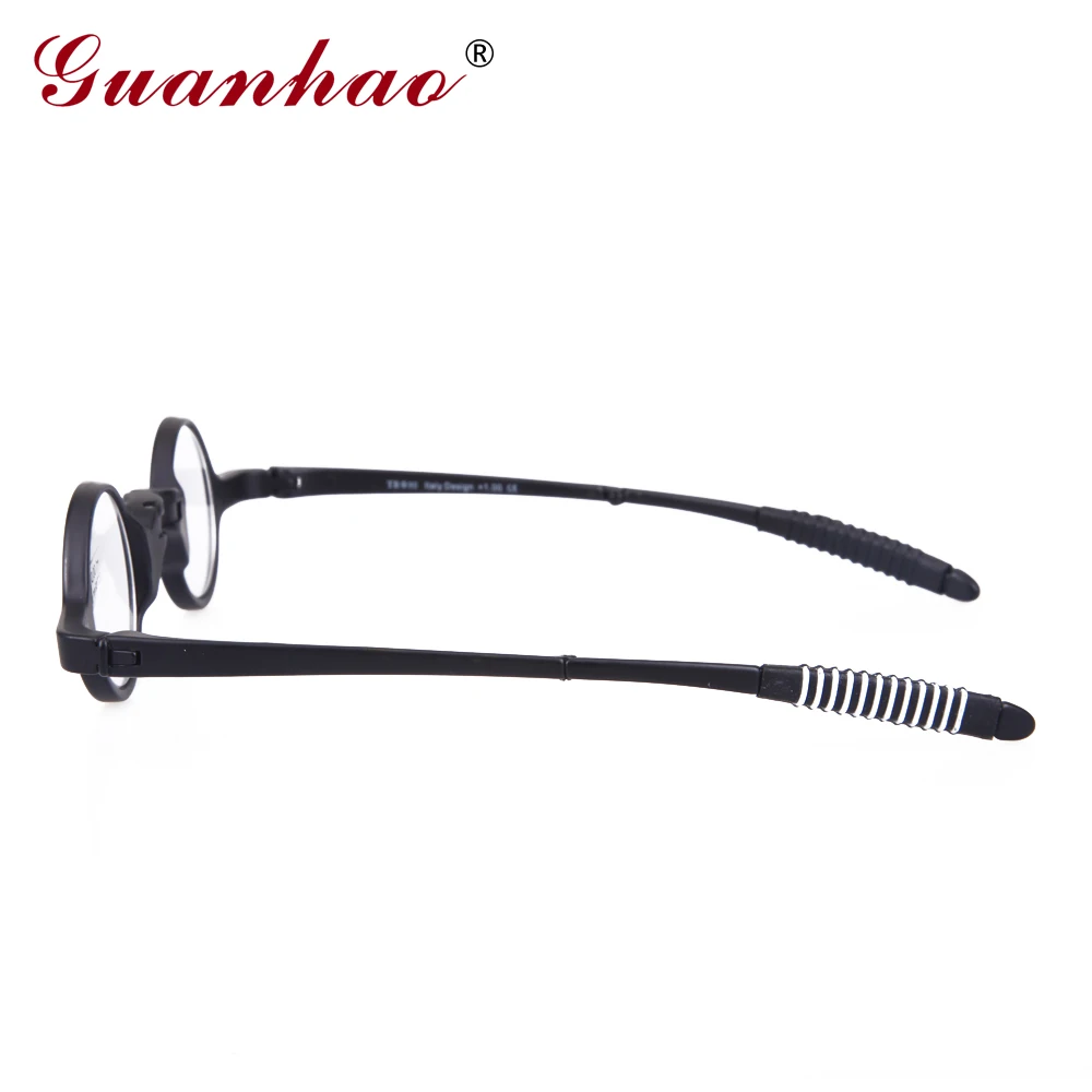 Ceny Guanhao Vintage okulary do czytania składany mężczyzna kobiet TR90 ramki szczupła Ultralight przeciw zmęczeniu okulary do czytania 1.0 1.5 2.0 2.5
