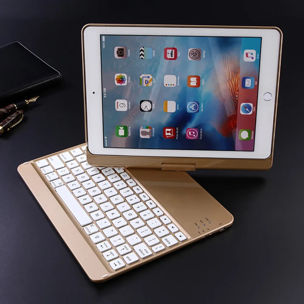 VOBERRY клавиатура для Apple, Беспроводная Bluetooth клавиатура, съемная для Ipad 9,7 дюймов / Pro Air1/Air2 с держателем для карандашей#2